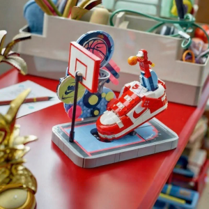 Street Basketball Building Toy Set