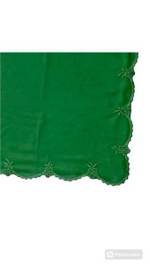 Pashmina sulam bordir panjang 180cm x 75cm kain ceruty babydoll