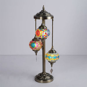 80cm Turkish Mosaic Floor Lamp: A Romantic Touch for Your Living Room & Coffee Shop