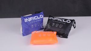 Rain Cover Bag Jas Hujan Tas Waterproof Anti Air 35 - 50 Liter Hitam Orange Biru IFS 170 SERIES