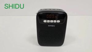 SHIDU Mini Portable Voice Amplifier with Bluetooth Lapel for Teachers with Microphone Loudspeaker for Teaching/Guide/Party/Lecture/ Promotion/Training