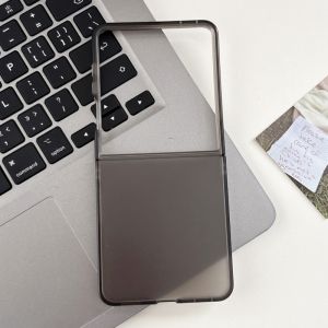 Ultra Thin Matte Translucent Shockproof Phone Case For Samsung Galaxy Z Flip 8 7 6 5 4 3 Flip7 FE Flip8 Clear Slim PC Hard Cover