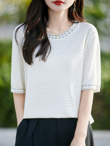 YUEXINYIRONG | French Style Lyocell T-shirt