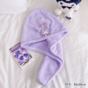 Khăn Tắm Nhung San Hô Hoạt Hình Dễ Thương Nhanh Khô Thấm Hút Cho Phụ Nữ Khăn Quấn Đầu Khô Tóc Khăn Tắm Khăn Quấn Thân