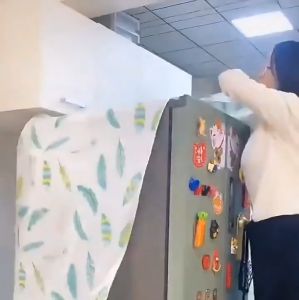 Tấm Phủ Tủ Lạnh Máy Giặt Có Ngăn Để Đồ Tấm Che Tủ Lạnh Chống Bụi Chống Thấm Nước-NIEVE