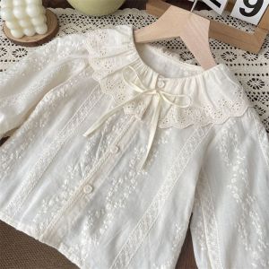Ultra Cute Lace Collar Blouse Shirt