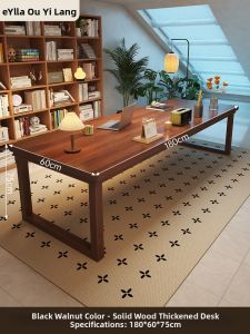 OYIla | Full Solid Wood Study and Office Desk Dual-use