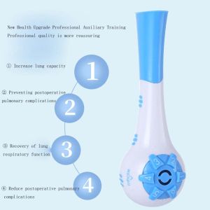 Abdominal Breathing Trainer Portable Lung Capacity Function Trainer Running Swimming Inspiratory Resistance Exercise Trainer