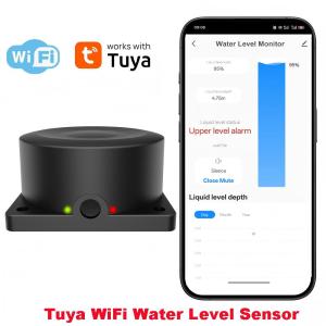Fabo | Tuya WiFi or ZIgbee Ultrasonic Water Level Sensor Wireless Gauge Water Tank Level Monitor Waterproof IP65 Water Leak Detector