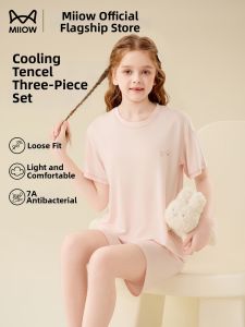 MiiOW | Cool Breathable Antibacterial 7A Grade Tencel Childrens Pajama Set