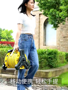 Garden Water Hose Reel Heavy duty Hose reel set Trolley type water pipe holder Car washing/cleaning/irrigation