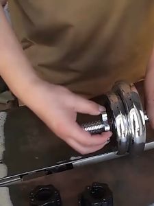 2.5/5cm Pengunci Barbel 2 Pcs Dumbbell Barbell Lock Clam Kunci Barbel Untnk Barbel Angkat Beban