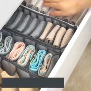 [Loveme258]Underwear organizer put socks god closet drawer type load bra underwear compartment organizer box home内衣收纳盒