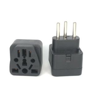 Bolantedz Universal 3Pin Thụy Sĩ Bộ Chuyển Đổi Phích Cắm Bộ Chuyển Đổi Du Lịch Cho UK/US/EU/AU Loại J Cắm Nối Đất Tiêu Chuẩn