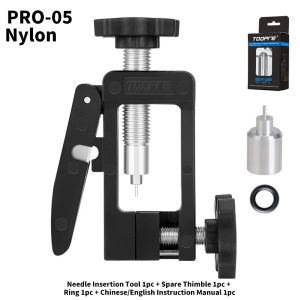 XMSJ | TOOPRE CNC Bicycle Hydraulic Disc Brake Hose Needle Driver Olive Connector Insert Press Tool Aluminum MTB Road Bike Repair Parts