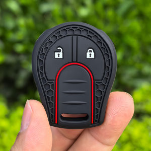 Silicone Rubber Car Key Remote Shell Bag Cover Case for Nissan Juke Micra Qashqai Note Cube 2 Button Keys Protection