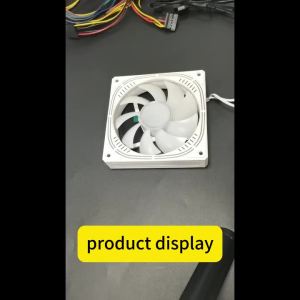 3Pcs 120mm ARGB Computer Case Fan with Hub Controller5V RGB Sync PWM Temperature‑Controlled Silent Cooling Fan for Desktop PC