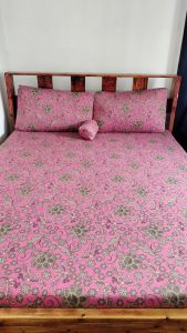 SUPER QUALITY NO LUKOT BEDSHEET FULLY GARTERIZED WITH 2 PILLOW CASE