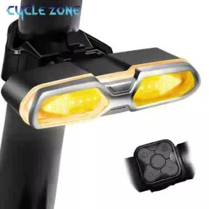 Bicycle Taillight LED Cycling Rechargeable Bike Light Rear Turn Signal Tail Light Red Warning Lamp For Bicycle MTB Road Lights