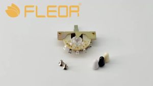 FLEOR | FLEOR 5-Way Spring Loaded Mechanical Pickup Selector Switch Electric Guitar Blade Switch