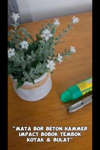 PANJANG 200 MM Mata Bor Beton Hammer Impact SDS Plus Bulat Bobok Tembok 12 mm 14 mm 16mm