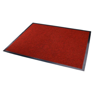 New Double Stripe PVC Door Mat Dust-Removing Water Absorbing Dirt-Resistant Carpet