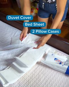 USTEL Disposable Bedding Travel Set