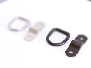 4Pcs/Set D Ring Tie Downs Lashing Ring & Staple Easy Installation Cargo Hook Trucks Boats