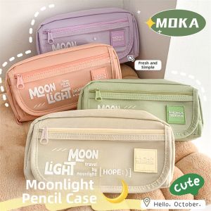 XUEDELE | High Appearance Large Capacity Double Layer Simple Pencil Case
