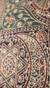 Sorban Kashmiri DOUBLE SHEEP PL731M Hitam Full Motif Sulam