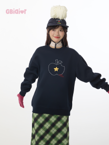 Gbiaior | Floral Print Round Neck Sweatshirt Ins Fashion Style Leisure Wear