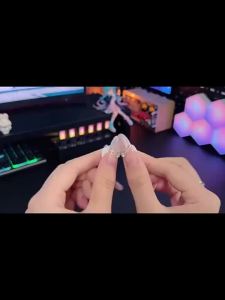 Tai nghe không dây Bluetooth 5.3  DN12 Tai nghe kẹp tai Tuổi thọ pin dài âm thanh hifi đáng yêu hình gấu dâu tây Mickey  đèn thở RGB Ruija