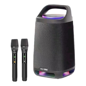 HiVi ML35 Portable Wireless Bluetooth Speaker Outdoor Camping Heavy Bass Stereo Sound Box Card Plug Waterproof Plastic Shell