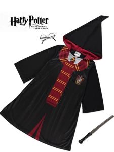 New Harry Potter Magic Robe Childrens Costume Halloween Performance Clothes for Kindergarten Actresses And Actors