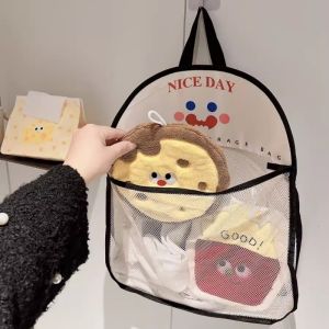 【Xzsunflower 】Túi đựng quần áo đồ lót in hoạt hình túi lưới treo tường dễ thương khả năng chịu tải dễ nhìn thấy mở rộng đồ lót đựng tất Túi sắp xếp quần áo