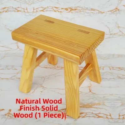 Small Short Solid Wood Stool