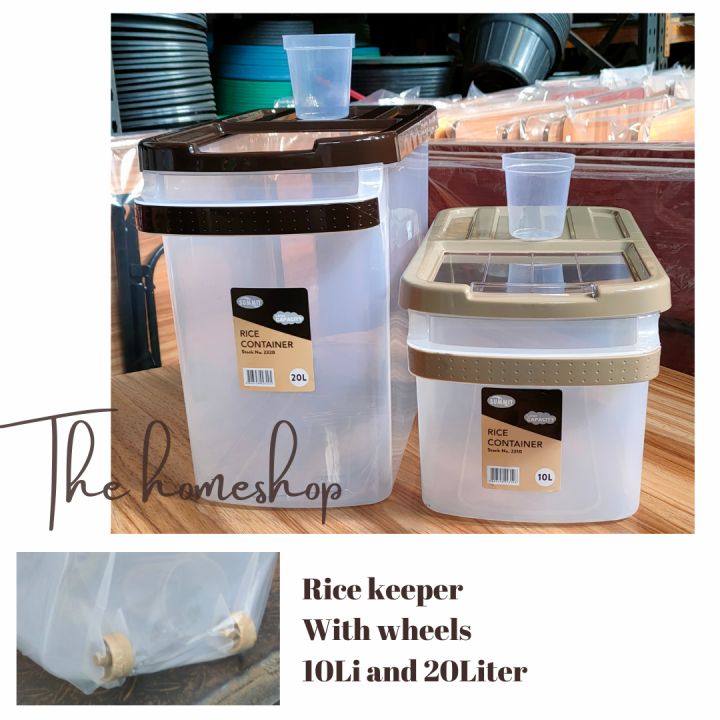 SUMMIT RICE DISPENSER / RICE KEEPER /RICE BOX /MULTIPURPOSE CONTAINER W ...