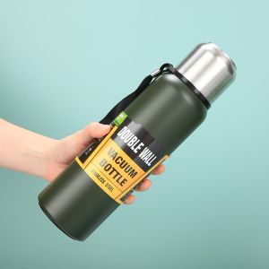 [INOX 304] Bình giữ nhiệt Inox  DOUBLE WALL KOLEAD HC 3 lớp - Dung tích 500ml/800ml/1L - Cốc cách nhiệt - Chất lượng cao