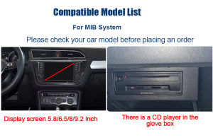 Wireless Carplay Android Auto Tech Box pour For VW Touran Skoda Octavia A5 Golf A7 Polo Passat B8 MIB MIB2 Mirror Link