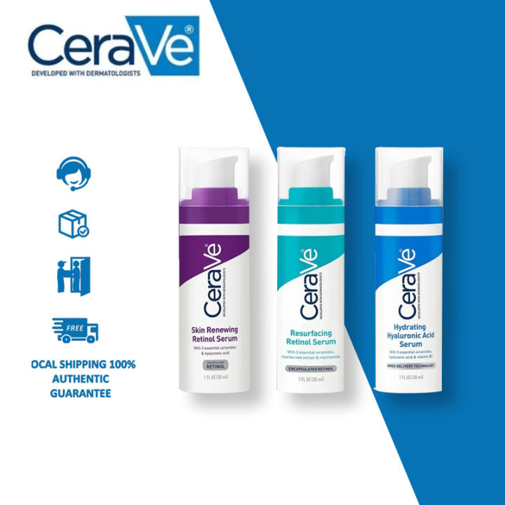 CeraVe Skin Renewing Retinol Serum / CeraVe Resurfacing Retinol Serum