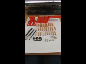 Matabor Pelubang Dowel Penyambung Kayu