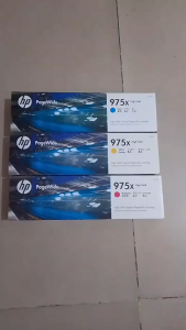 HP Cartridge 975X Original Ink Black Cyan Magenta Yellow Untuk Printer Cetakan Tajam Tahan Lama