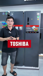 Tủ lạnh Toshiba Inverter 555 lít Side By Side GR-RS696WI-PMV(60)-AG - Bảo Hành 24 Tháng