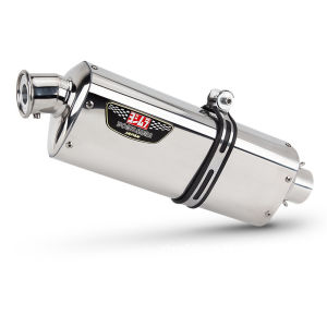 51MM High Quality Universal Motorcycle Exhaust Muffler Pipe Modify Yoshimura Canister End pipe tube Vent PIPE Silver COLOR for Triumph Trident Tiger 660 ZX6R Z250 R3 MT07 CBR650R CB250R GSX250R GSX-8R   CFMOTO 450MT etc