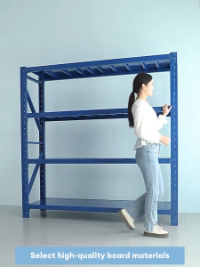 Sofya Thickened Heavy Duty Rack Rak All Iron Storage Rack Warehouse Adjustable Rak Waterproof Rustless Rak Tugas Berat Kitchen Rack 重型货架