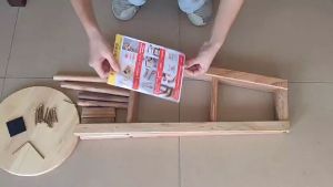 YOTAIL Bar Counter Stackable Log Tea Stool Household High Chair Simple Log Bar Stool High Chair Solid Wood