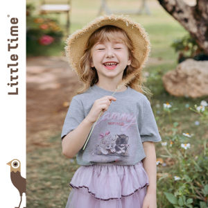 Cute Cat Print Girls T-Shirt