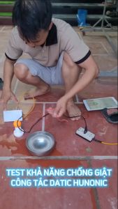 Công Tắc Thông Minh Công Suất Lớn Chống Giật Hunonic Giành Cho Bình Nóng LạnhKết Nối Wifi Điều Khiển Từ Xa Qua Điện Thoại