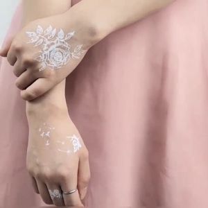 Stiker Tattoo Kode HC-Black & White Series | Tato Temporer | Waterproof