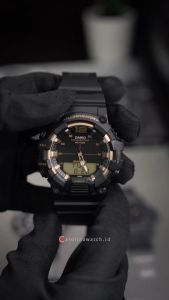 Jam Tangan Pria Casio General HDC-700-9A Digital Analog Dial Black Resin Band